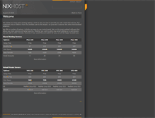 Tablet Screenshot of nixhost.net